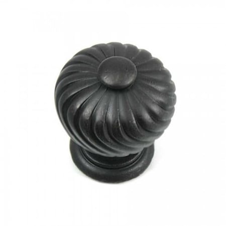Strategic Brands 1.25 in. Oil Rubbed Bronze Nickel French Twist Cabinet Knob 83913
